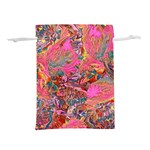 Collage  Lightweight Drawstring Pouch (L) Back