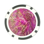 Pink blend Poker Chip Card Guard Back