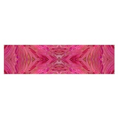 Pink Pour  16 x 60  Oblong Satin Scarf