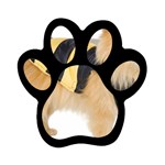 dog-photo Magnet (Paw Print) Front