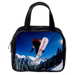 Snowboard Sport Airborne Classic Handbag (one Side) by ArtsCafecom3