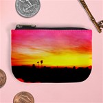 Pink Sunset Coin Change Purse Front