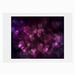 Purple Bokeh Single-sided Handkerchief